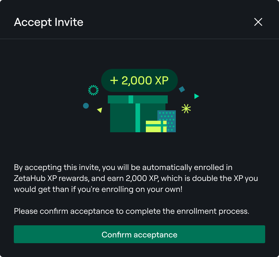 Accept Invite - Confirm