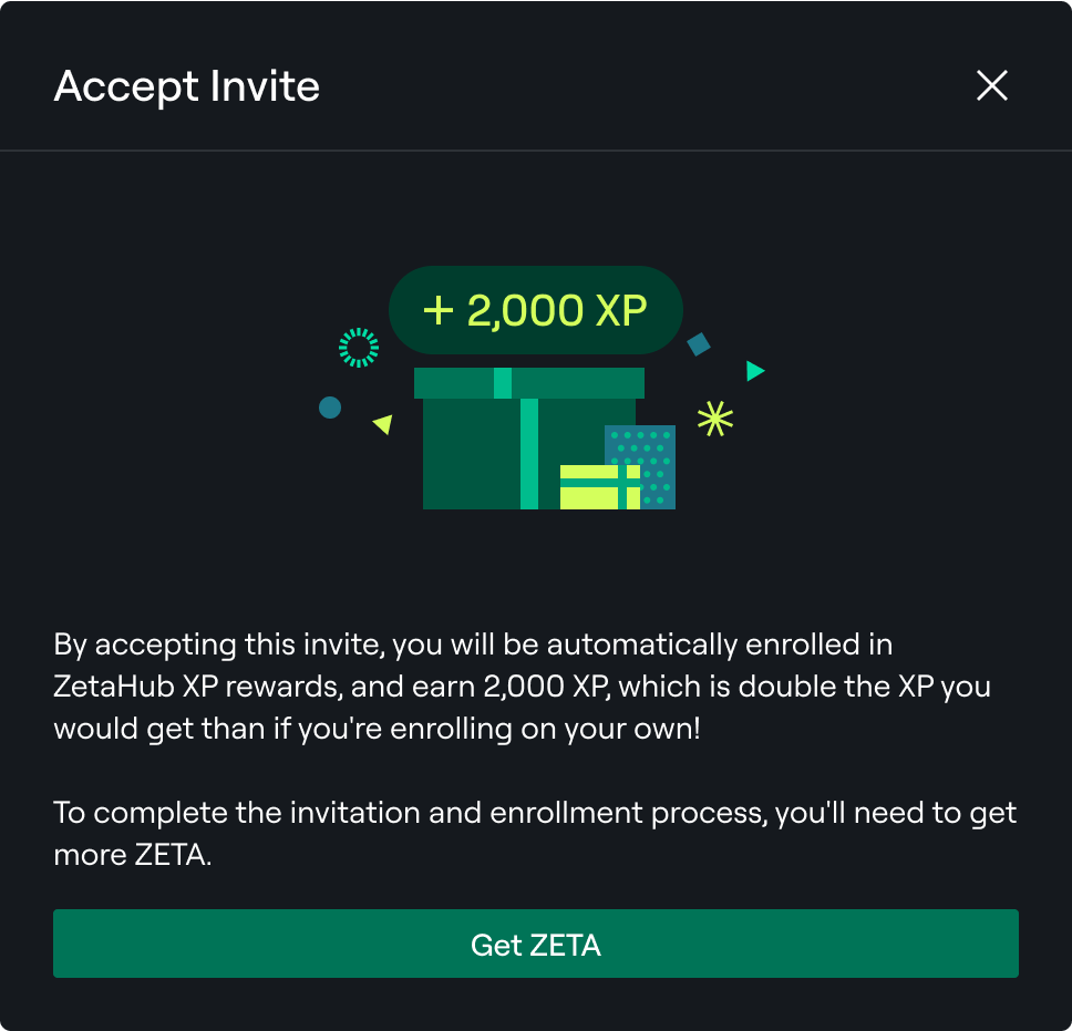 Accept Invite - Get ZETA