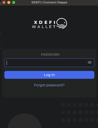 XDEFI Wallet login